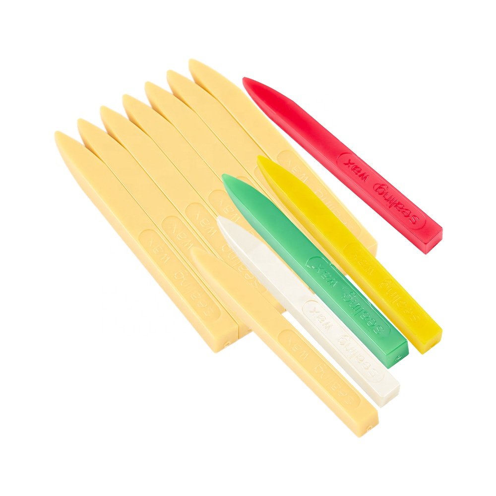 Colorful hard porcelain stamp sealing wax sticks 10 colors