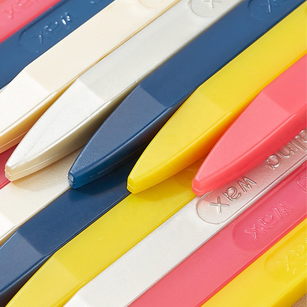 Colorful hard porcelain stamp sealing wax sticks 10 colors