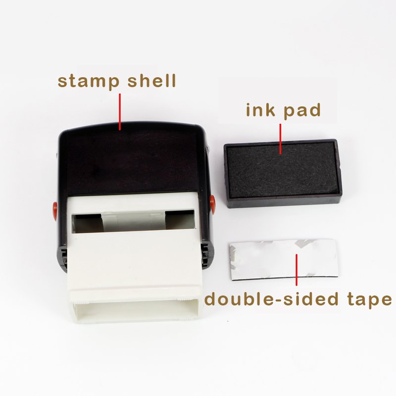 Custom stamp logo personalized self-inking stamp round self inking stamp