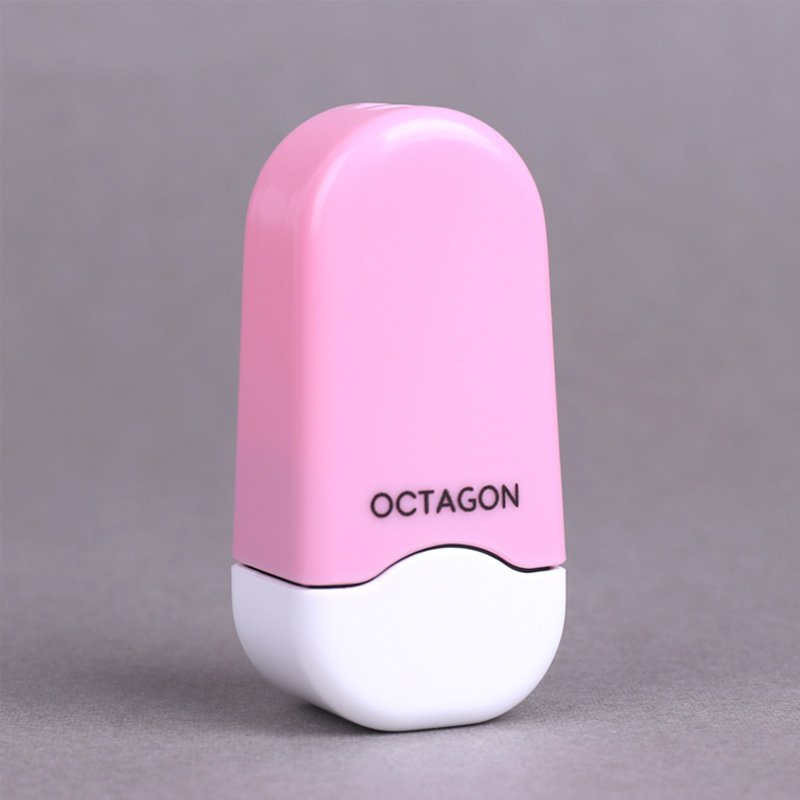 oy0818 Rectangular glitter stamp Self-Inking Stamp Circular Imprint Plastic Ink Pad for Office Use