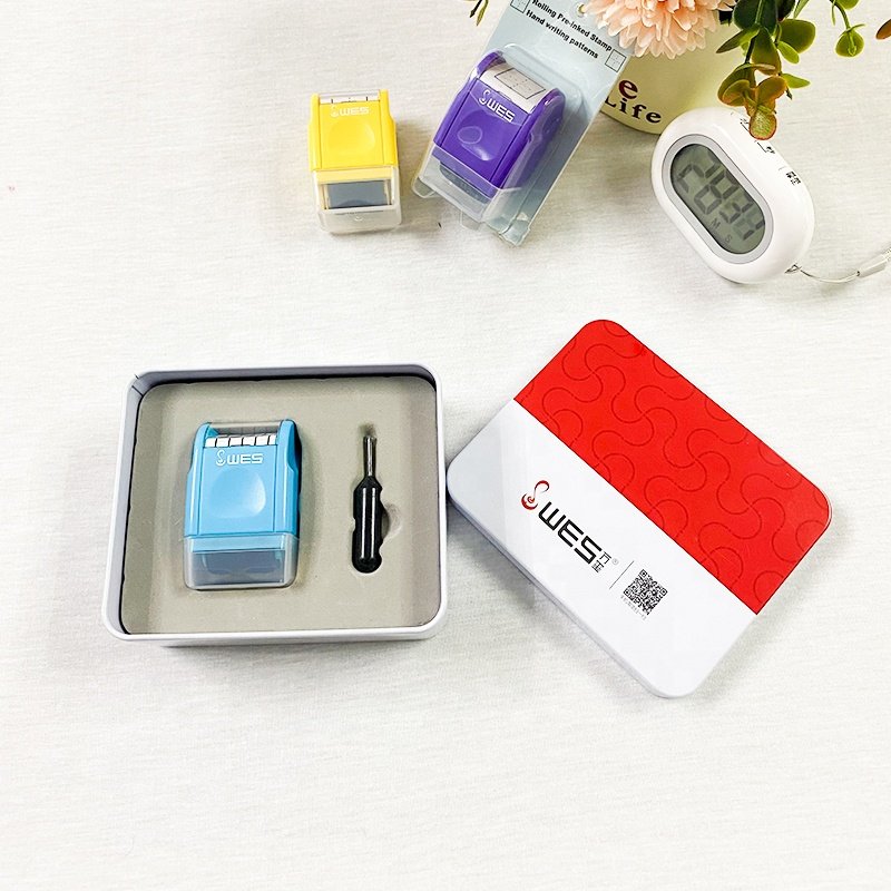 Flash Stamps18*20mm Size Theft Protection Confidential Roller Stamp