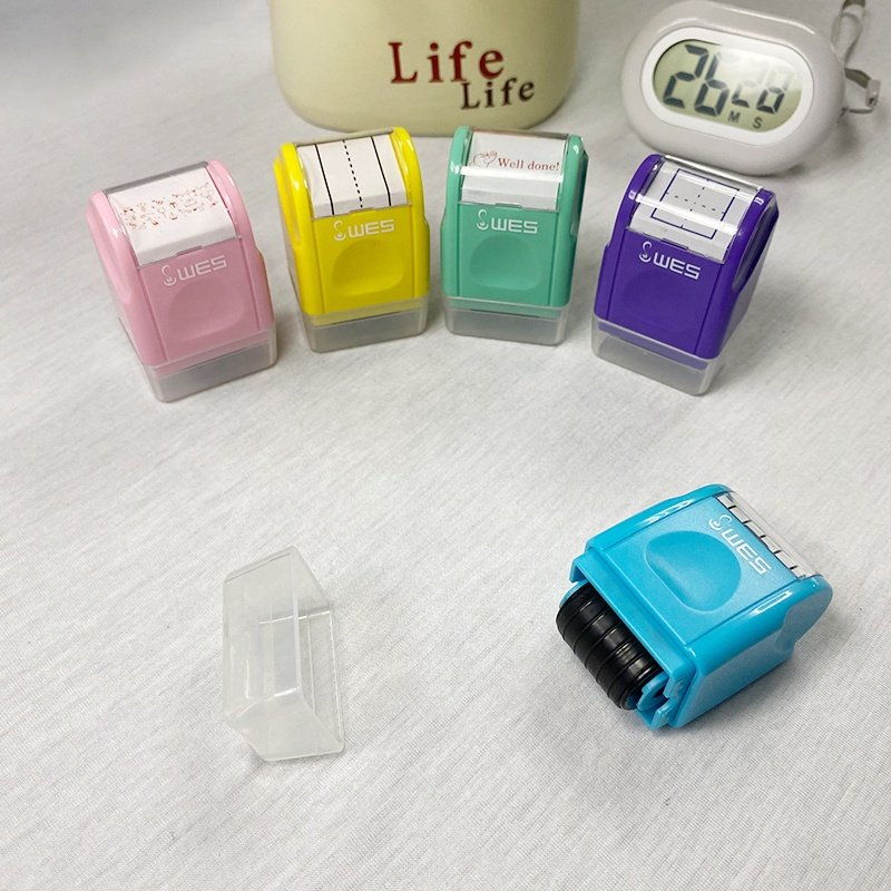 Flash Stamps18*20mm Size Theft Protection Confidential Roller Stamp