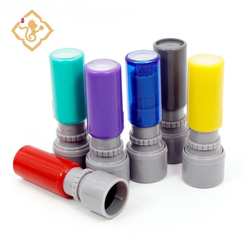 Funny 2-color flash rubber stamp set dual colorful teacher supplies school stamps