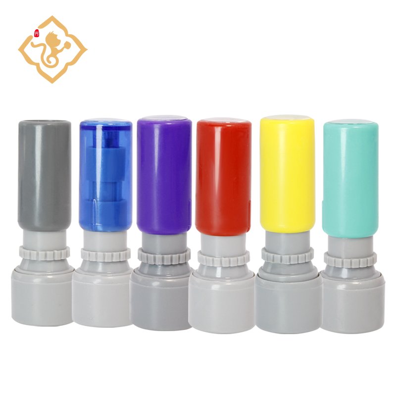 Funny 2-color flash rubber stamp set dual colorful teacher supplies school stamps