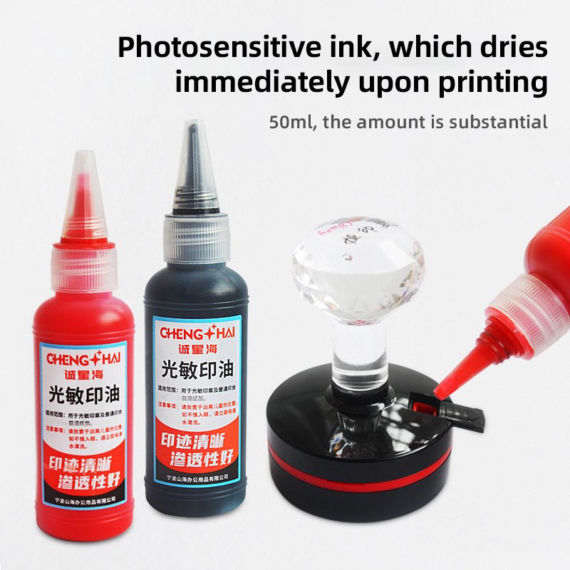 Blue Black Flash Stamp Ink for Stamps 50ML