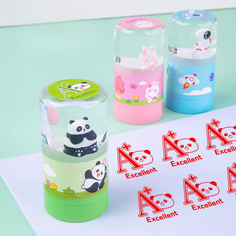 Water world Children Pet Stamps Clothes Colorless Stamps Crafts Party School Prizes Birthday Gifts Study Flash Stamps