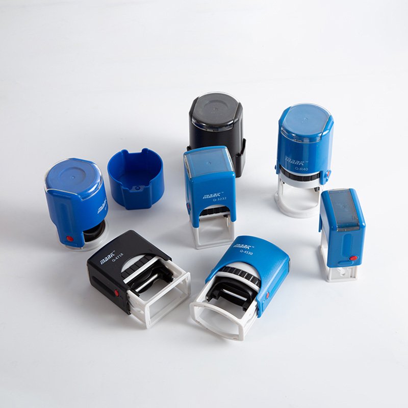 High Quality Plastic Self-Inking Roller Stamp for Office Use