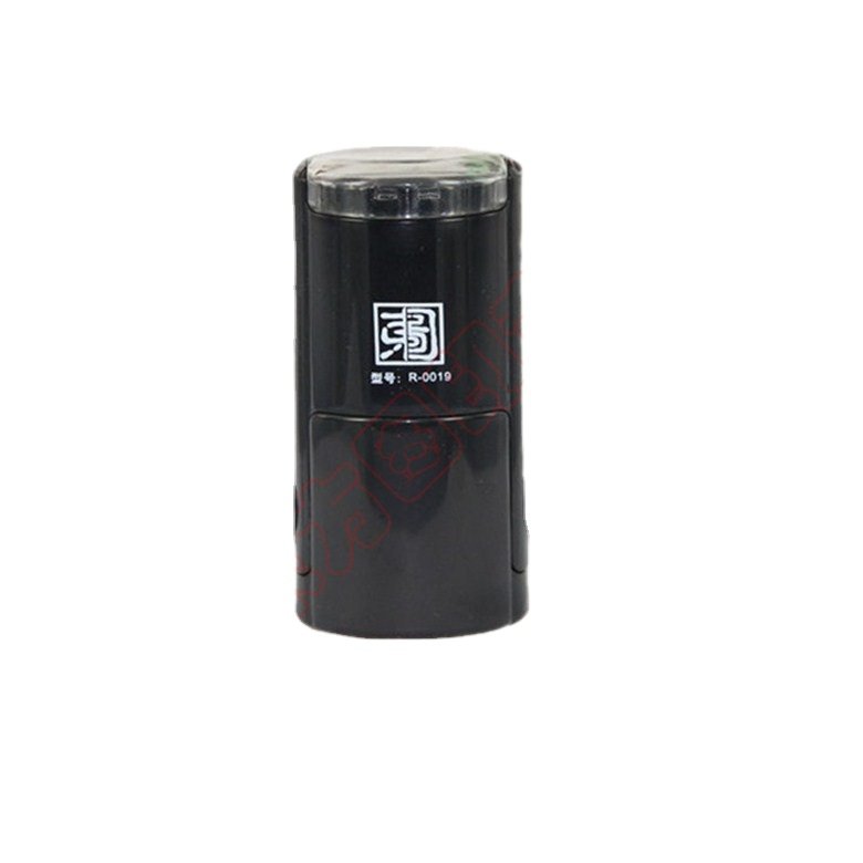 Custom Logo Rubber Stamps 19 mm Small Round Personal Office Stamps Notary Paper Logo self Inking Stamp