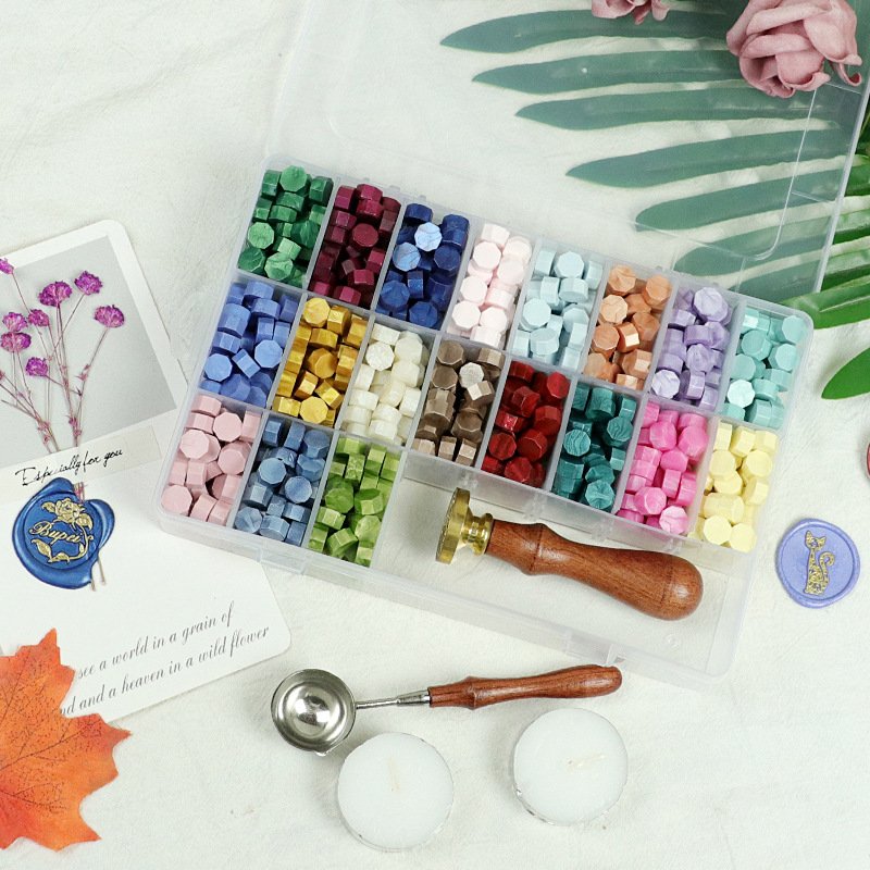 Service Custom Sealing Wax Beads Stamp Set Sealing Wax Beads Kit