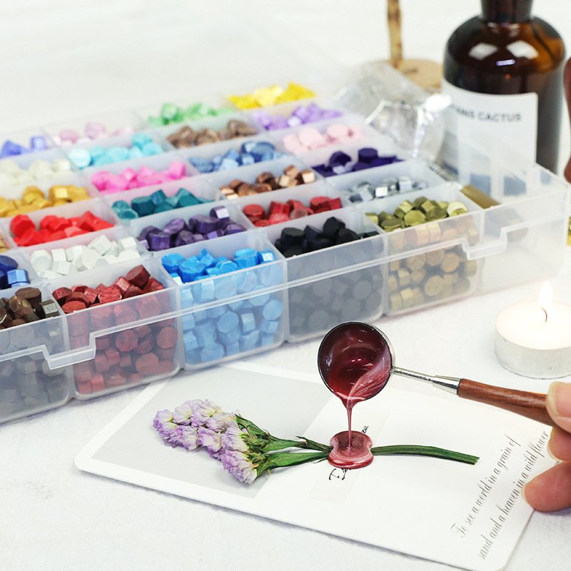 Service Custom Sealing Wax Beads Stamp Set Sealing Wax Beads Kit