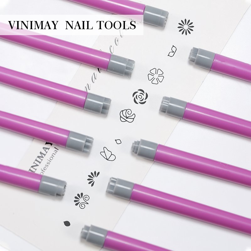 Vinimay Brand 10 pcs in 1 Set Nail Art Stamp Pen Set Wholesale Factory Price Nail Graffiti Dotting Tools for DIY Nail Art