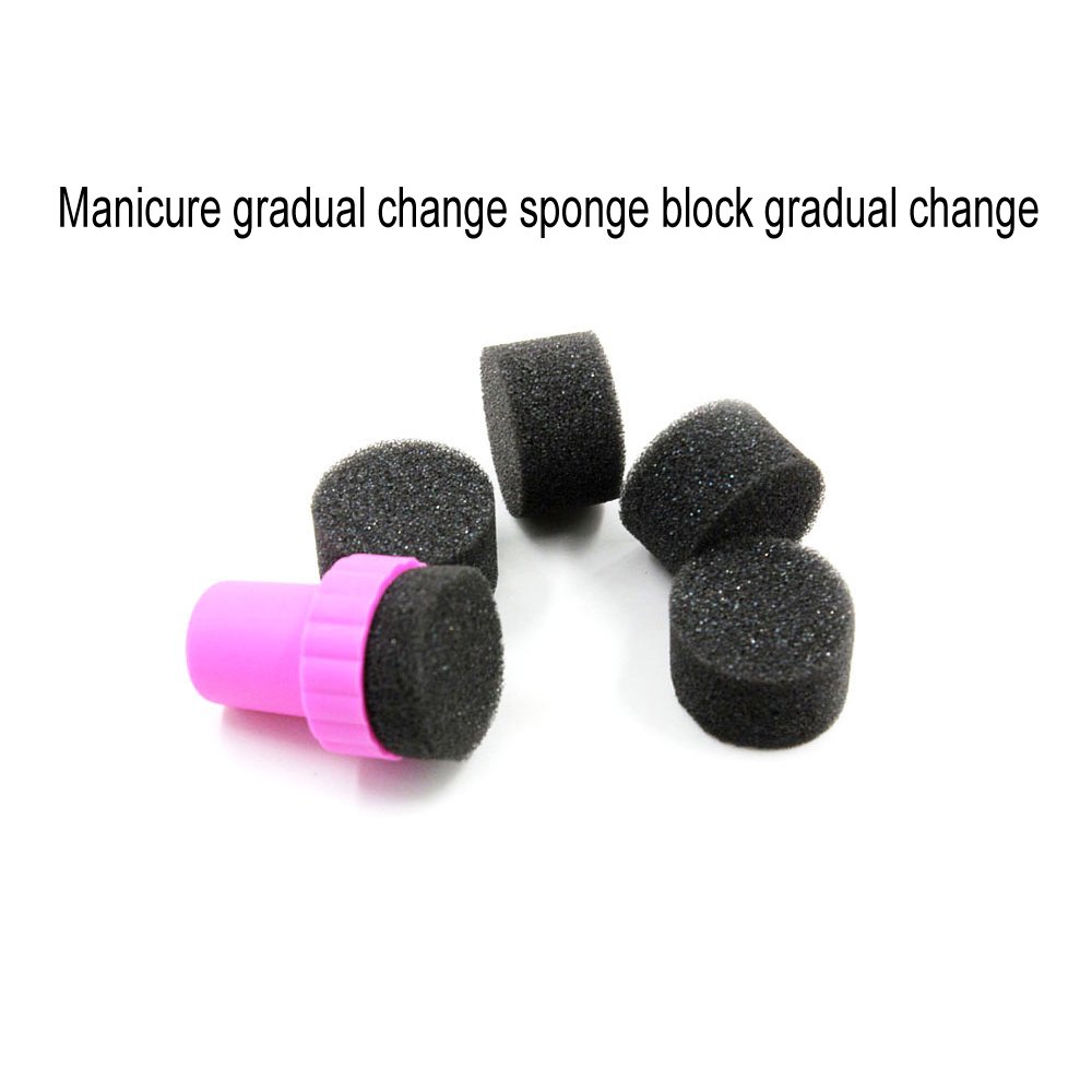 Silicone Nail Stamper Scraper Set with Metallic Handle Cheap Nail Art Stamp Stamping Polish Print Manicure Image Plate Tool