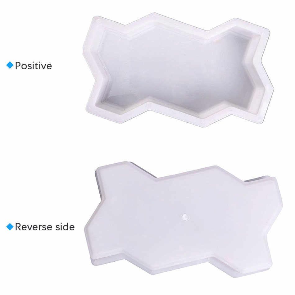Factory Sell Customized Flexible Rubber Concrete Stamp Mats Plastics Mould for Pavement