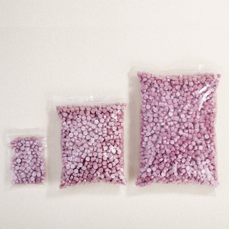Factory wholesale sealing wax 500g / 0.5kg, bagged octagonal wax particles,58 colors