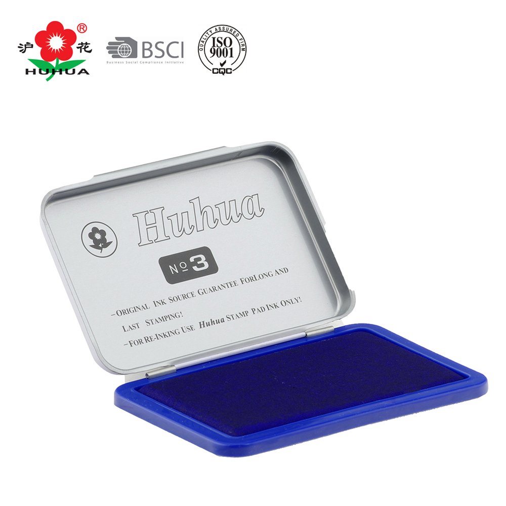 textile felt office self inking stamp pad