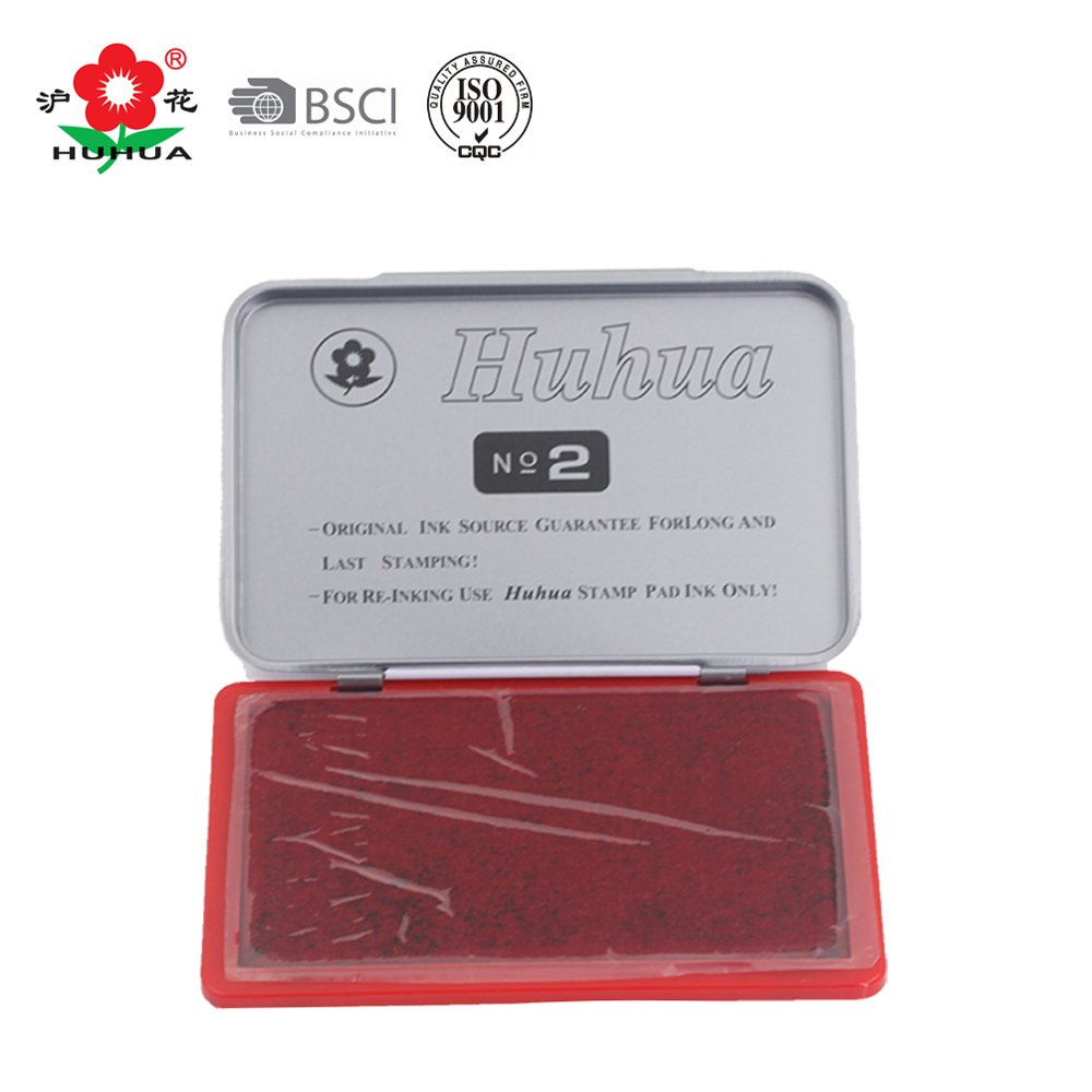 textile felt office self inking stamp pad