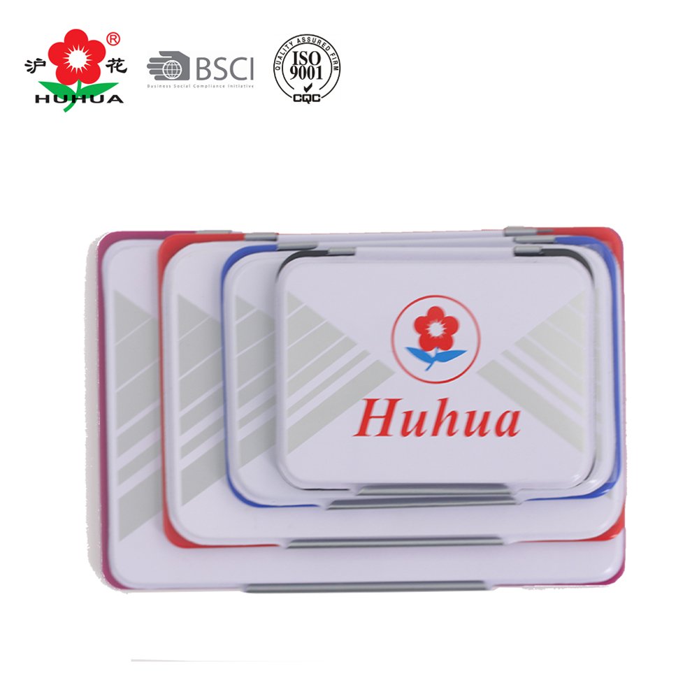 textile felt office self inking stamp pad