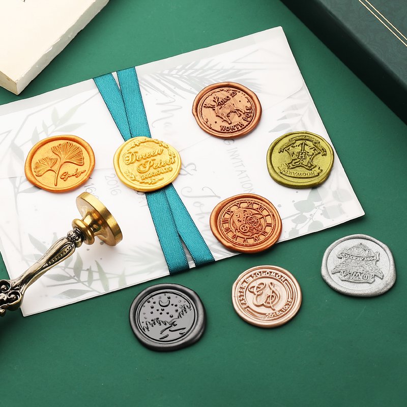 blackish green stamp set/wax stamp seal/Wedding invitation, envelope, greeting card decoration/Merchant wholesale