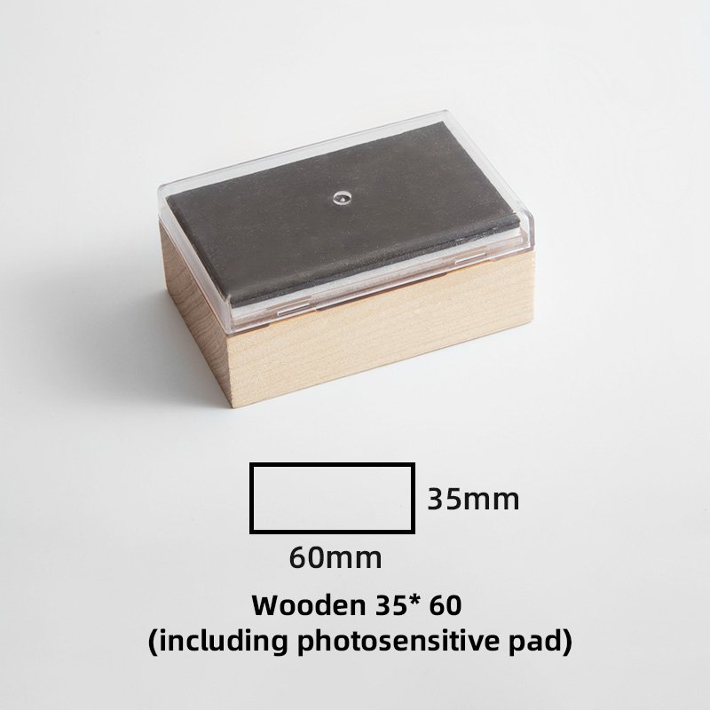 Self-Inking Shining Wooden Glitter Stamp Paper for Office Use-Durable Plastic Flash & Sealing Stamps