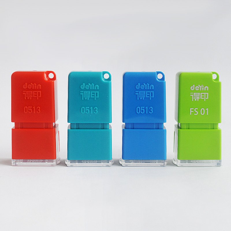 Self-Inking Office Stamp 05-13MM Flash Symbol Mark Plastic ABS Rubber Material with Ink