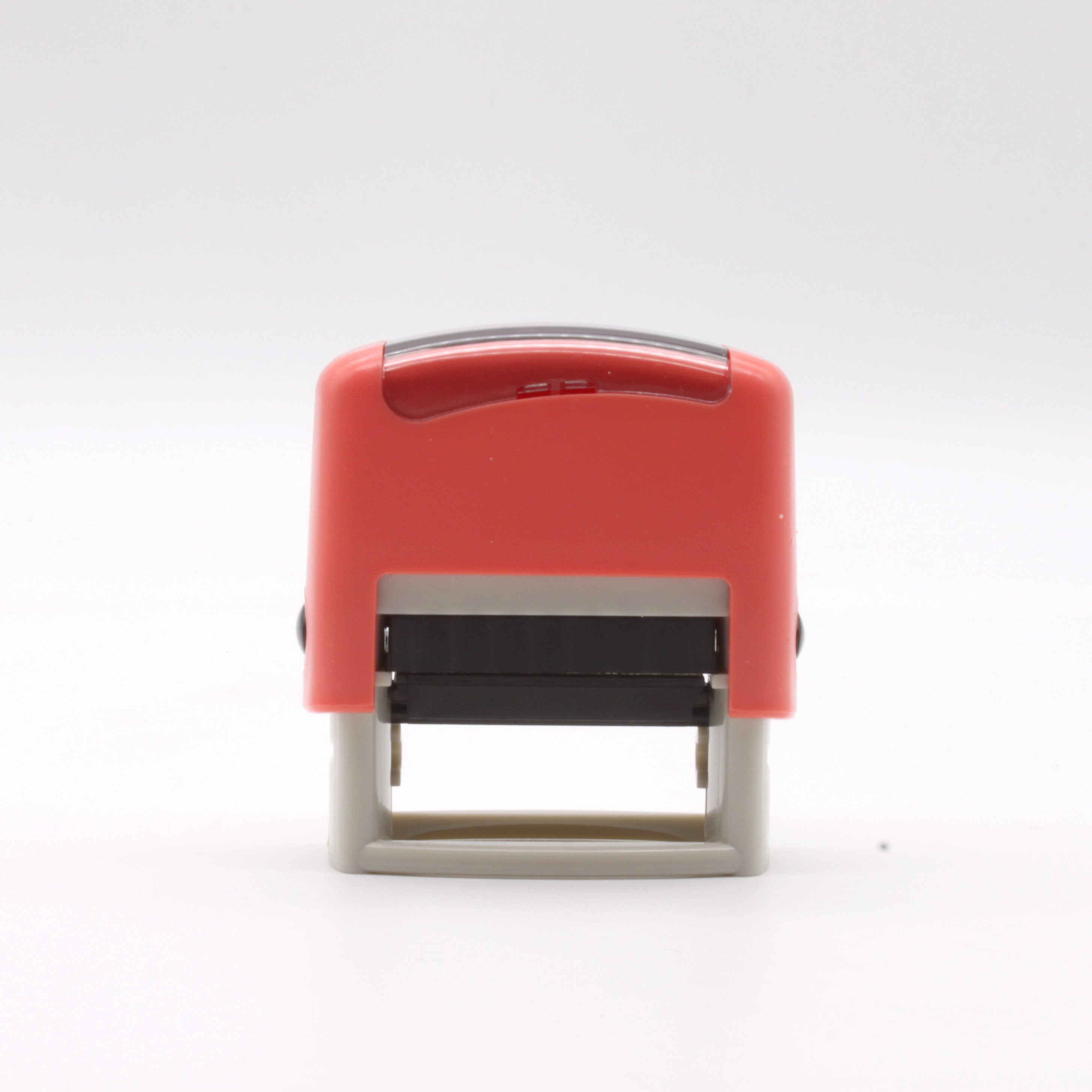office plastic self inking automatic rectangular black stamp