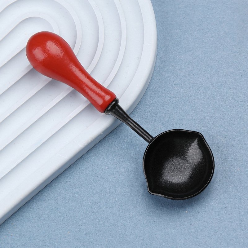 New Product Double Mouth Non-Stick Wax Melting Spoon Anti Stick Easy To Clean Wax Seal Stamp Spoon