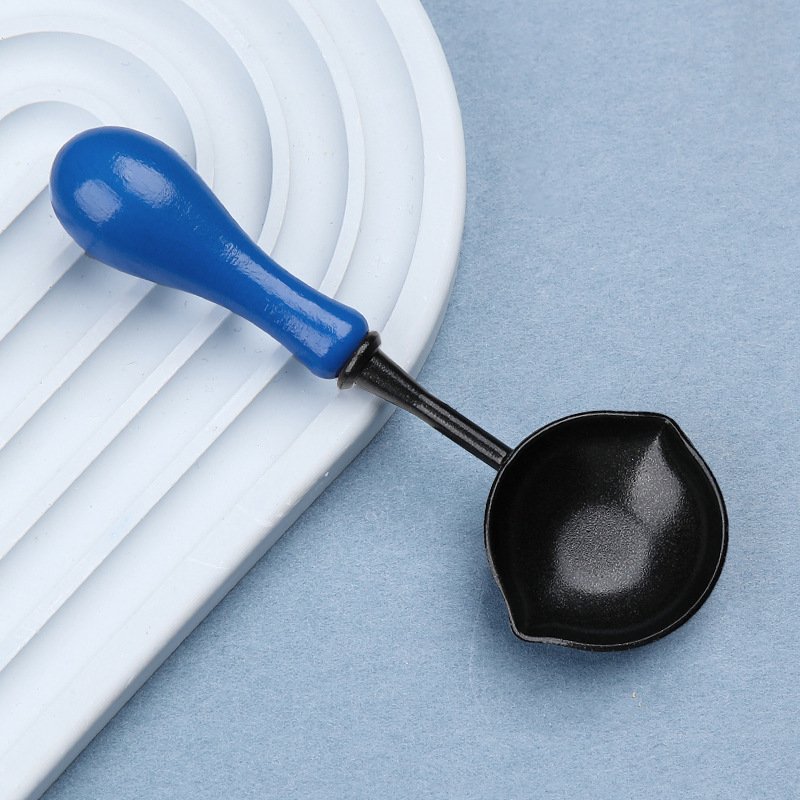 New Product Double Mouth Non-Stick Wax Melting Spoon Anti Stick Easy To Clean Wax Seal Stamp Spoon