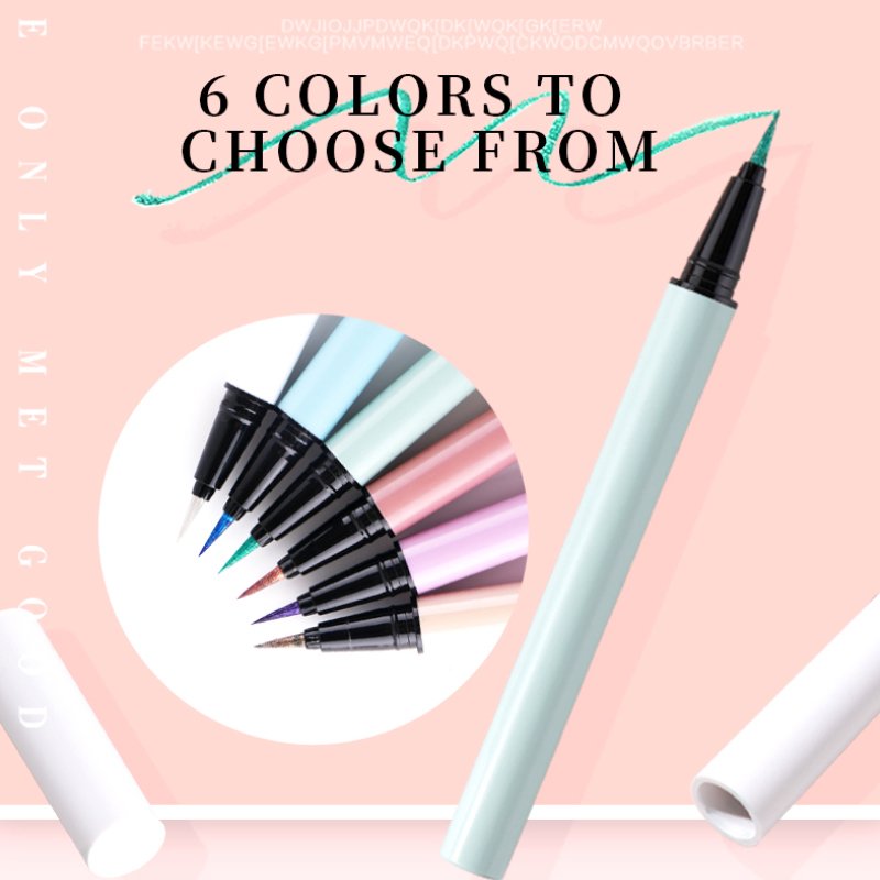 Private label logo black eyeliner pencil custom eyeliner liquid long lasting liquid eyeliner container