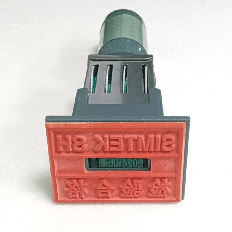 Precise pocket roller stamp die-plate with rubber text egg rubber number seal date stamp