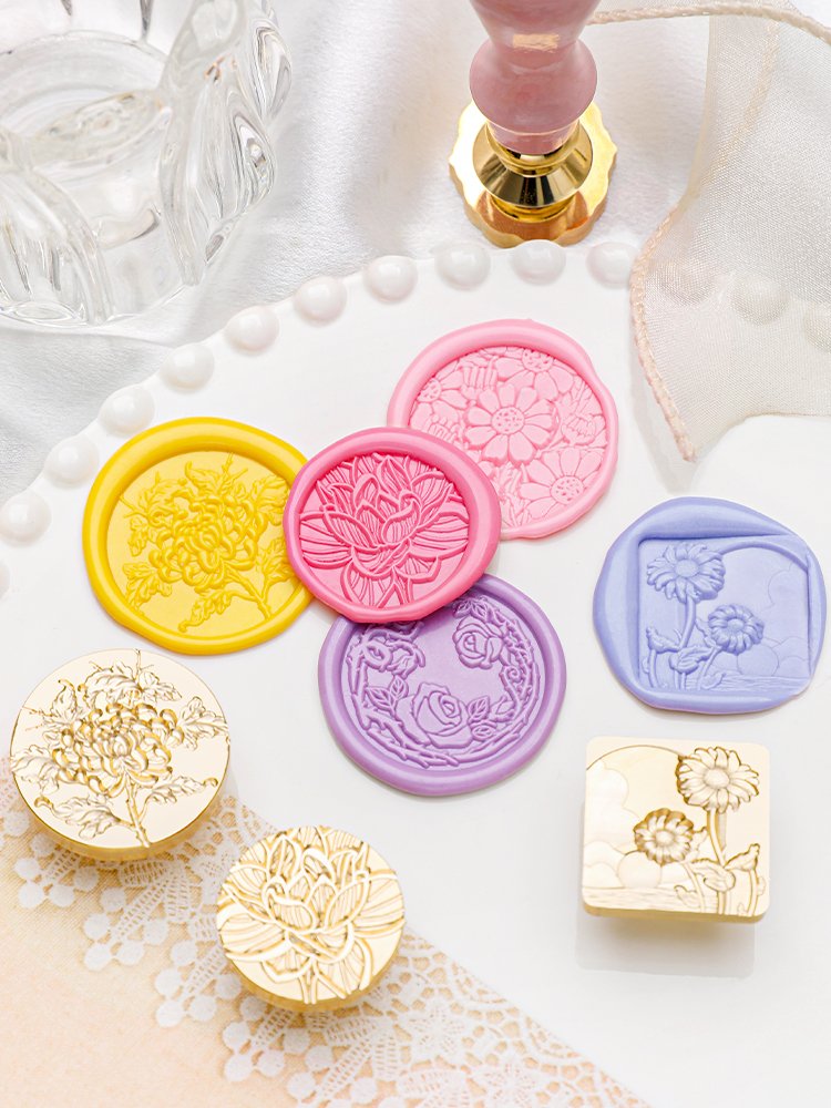 Curiosity Series Personalized Stamp Seal Wax Seal Customized Wax Film Gift Card Envelope Invitation Stamp Wholesale