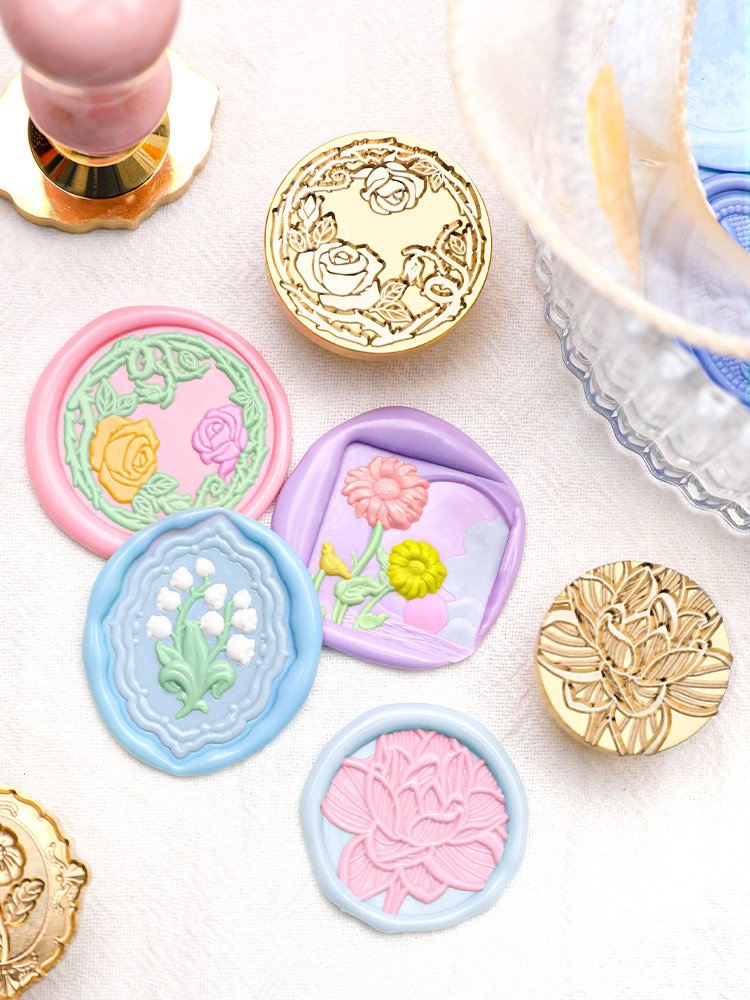 Curiosity Series Personalized Stamp Seal Wax Seal Customized Wax Film Gift Card Envelope Invitation Stamp Wholesale