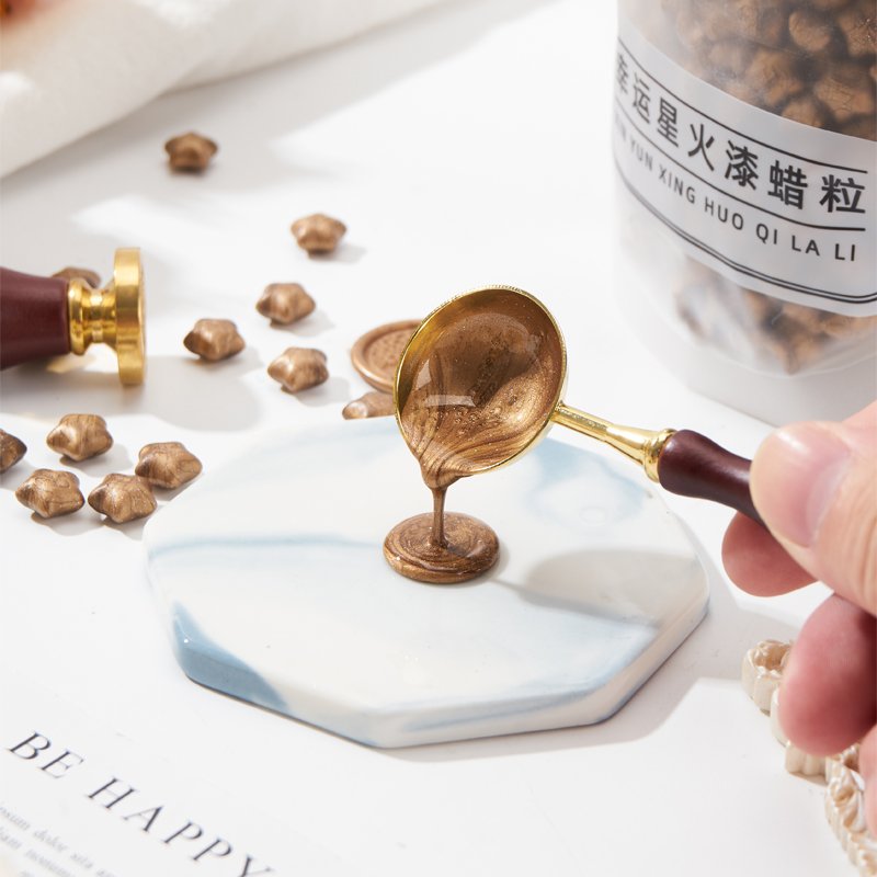 Best Selling 49 Color Box Sealed Wax Granules Sealed Stamp Envelope Invitation Hexagon style wax particles Kit