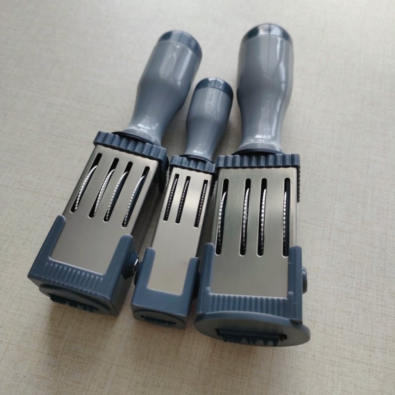 Round 13mm Chapter Date dater die-plate stamp for office use.