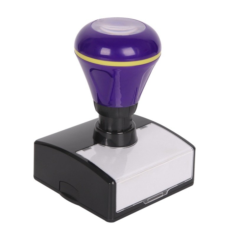 2023 hot selling office use 42*42mm pre-inked flash promotional stamp