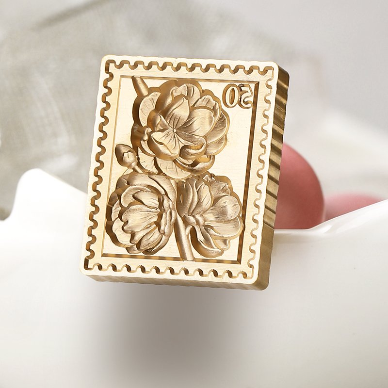 Matte Irregular Carving Series Stamp Wax Bead Embossed Metal Head Manufacturer Wholesale