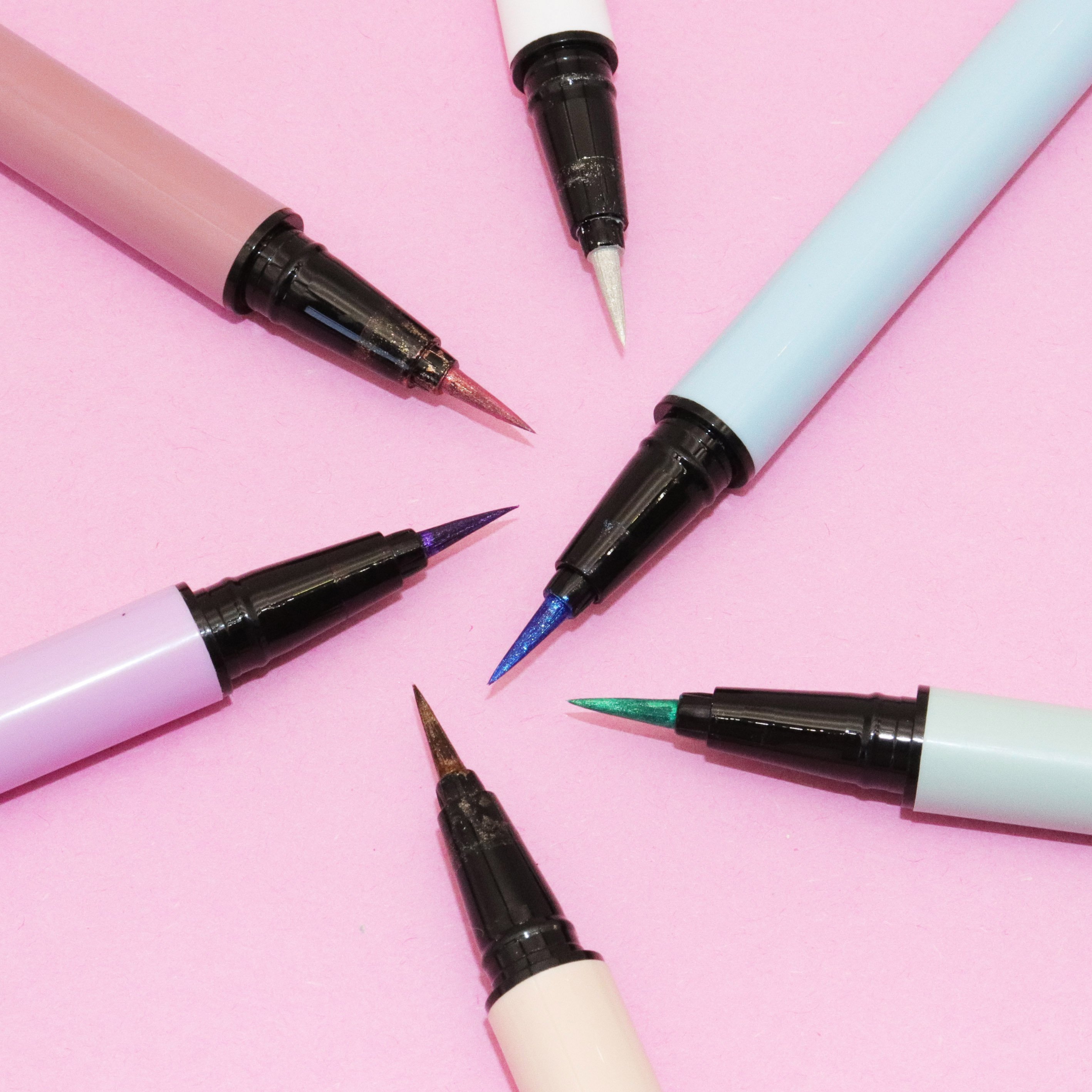 New Arrival Colorful Waterproof Factory Wholesale Cosmetics Liquid Eyeliner Eye Liner
