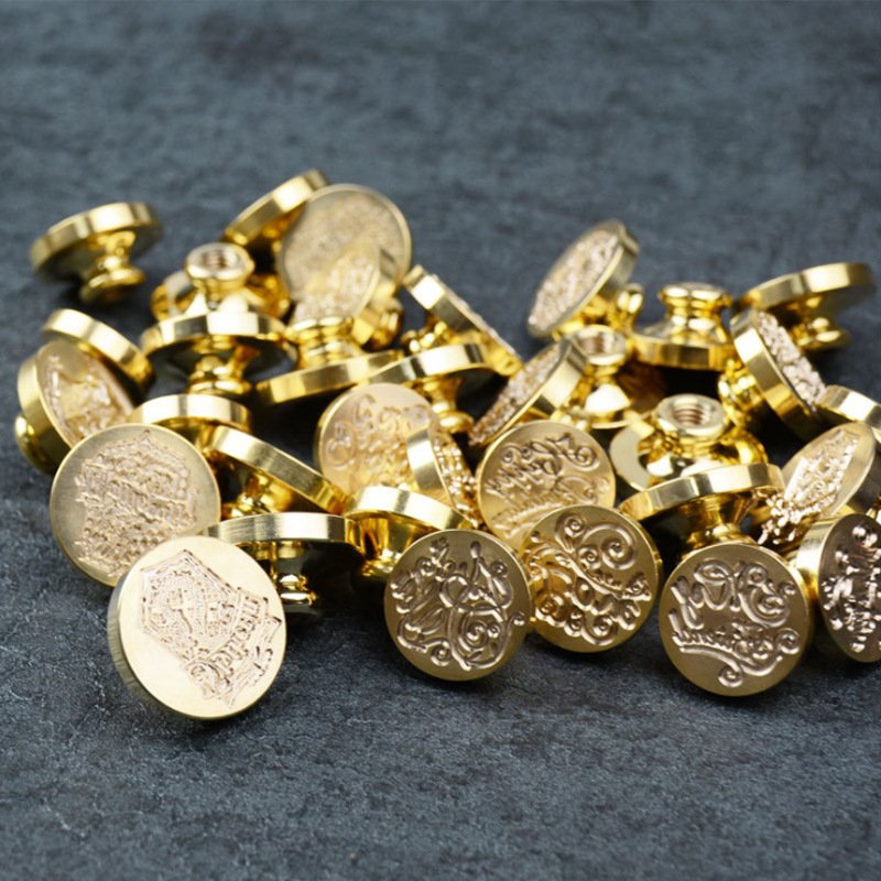 Custom Logo Sellos Wax Stamp Brass Head