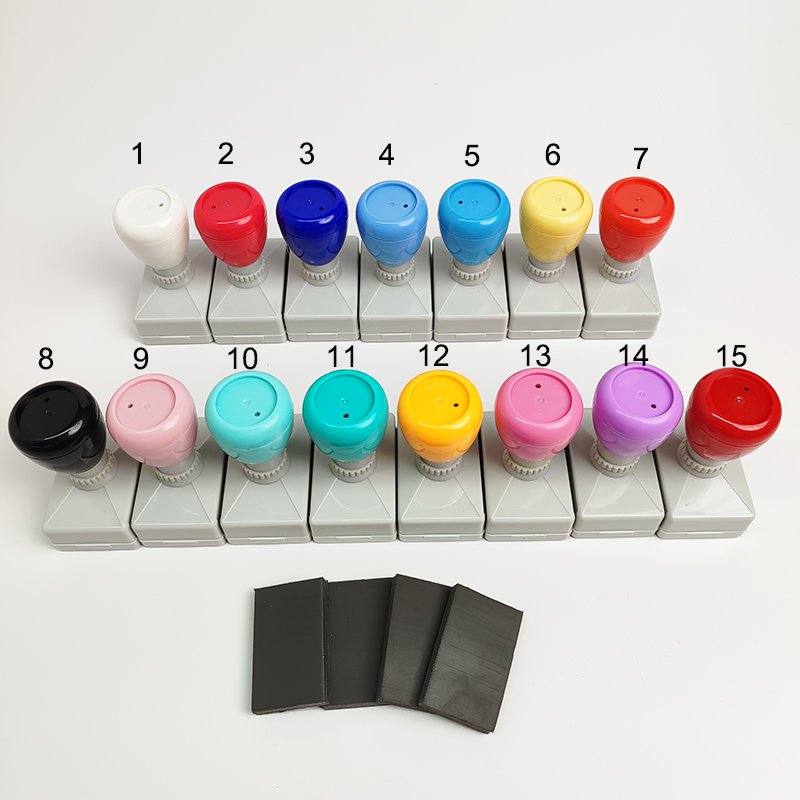 Flash Stamp HA with 7mm Foam Atom Stamp Factory Wholesale Custom Rubber Teacher Stamp Handle Ink Stationary
