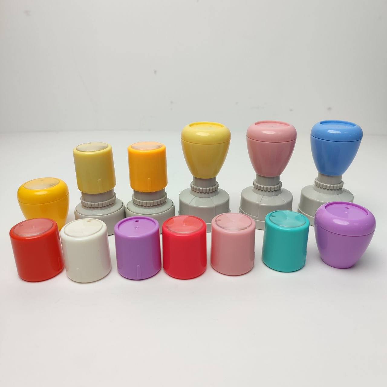 Flash Stamp HA with 7mm Foam Atom Stamp Factory Wholesale Custom Rubber Teacher Stamp Handle Ink Stationary
