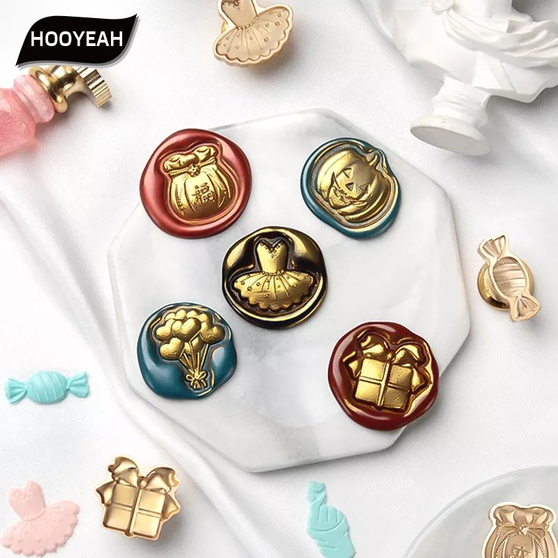 Irregular Relief Art Series Stamp Set Head/Envelope Invitation Letter Sealing Wax Self Printing Stamp/Manufacturer Wholesale