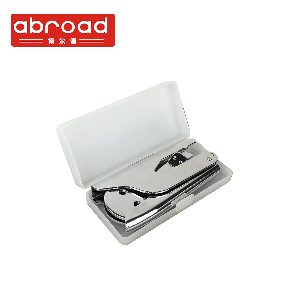 silver and gold pocket seal handle embossing stamp