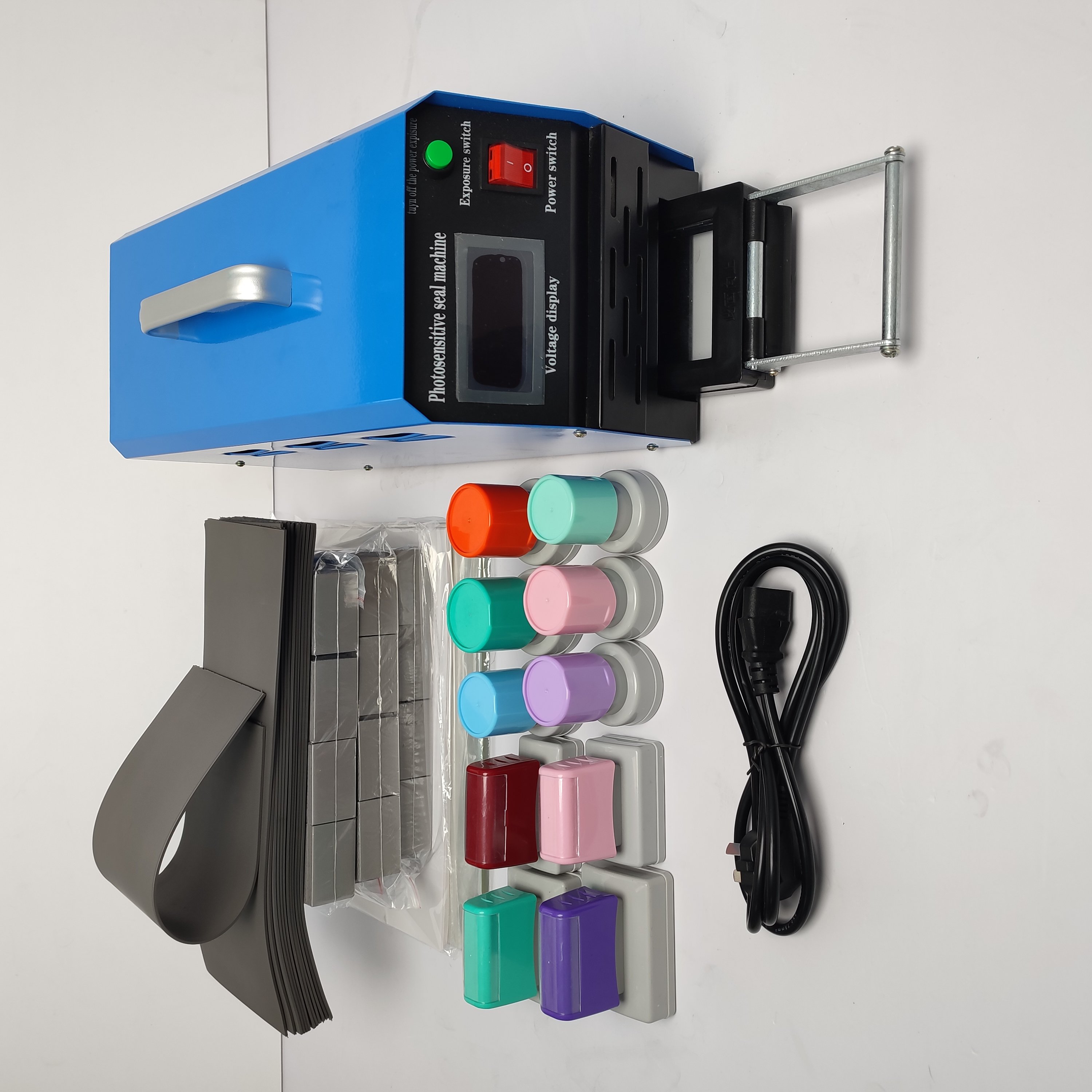 Full Automatic Rubber Photo Sensitive Flash Stamp Machine Seal Maker Photosensitive Seal Stamping Making Machines