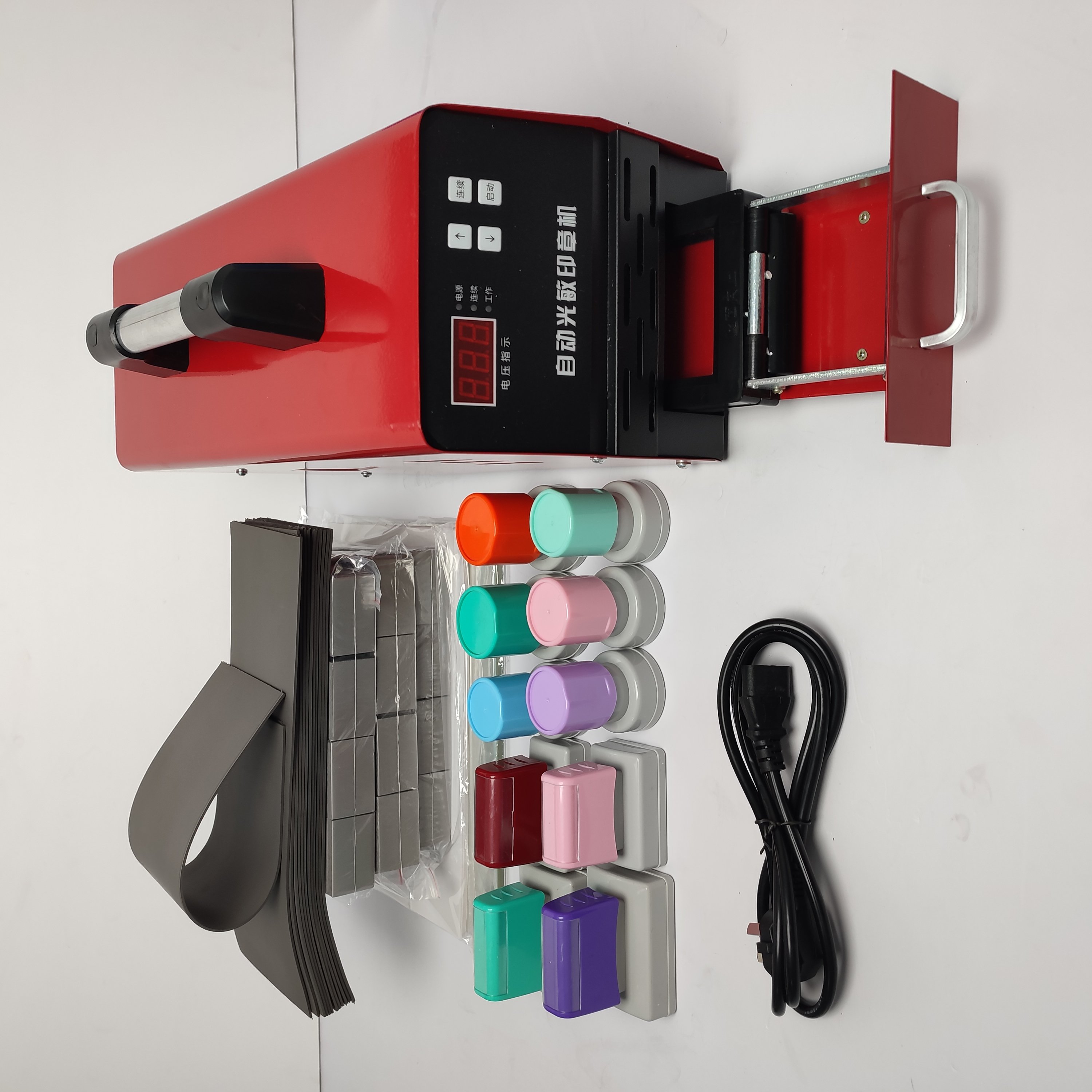 Full Automatic Rubber Photo Sensitive Flash Stamp Machine Seal Maker Photosensitive Seal Stamping Making Machines