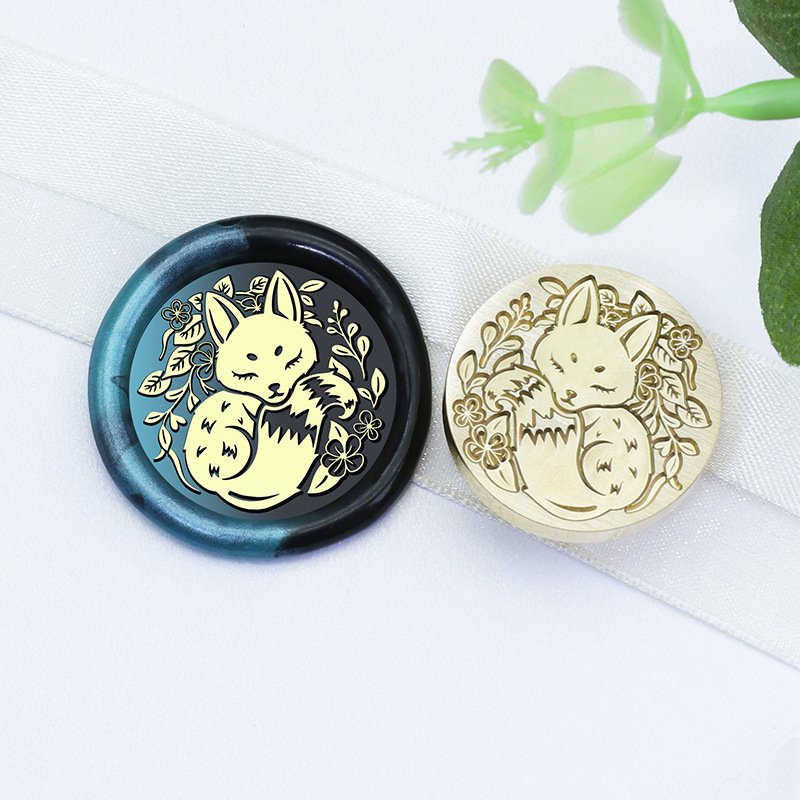 Best Price Animal Series Zoo Panda Hedgehog Wax Seal Stamp Head