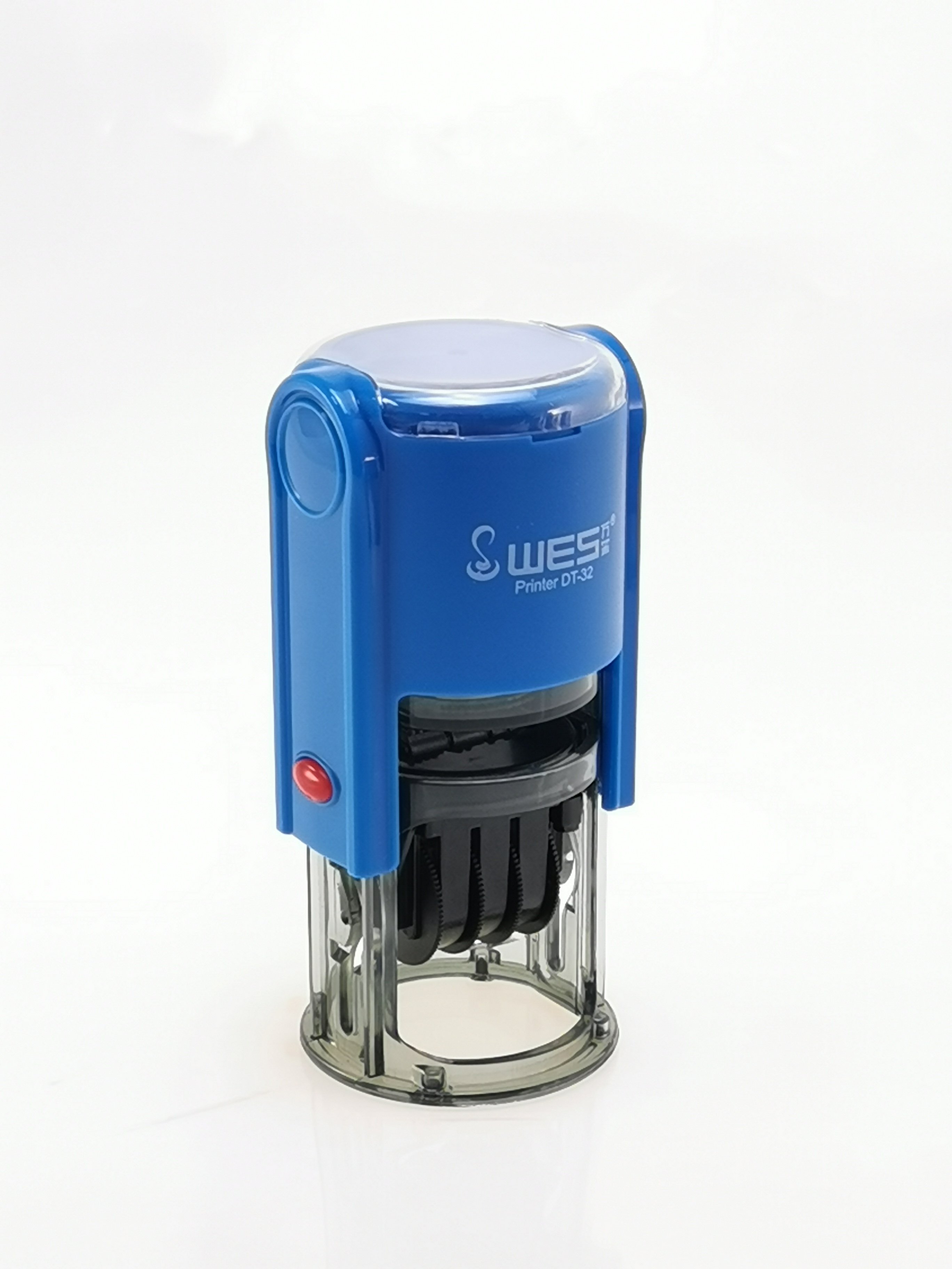 round dater stamp WES self inking stamp DT-32 good quality office stamp