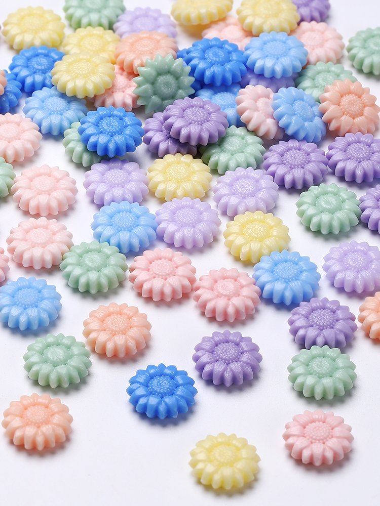 Dividing sealing wax particles Stamp materials Sealing wax bead Sunflower/octagon shape Palette Gift Packaging Manual DIY