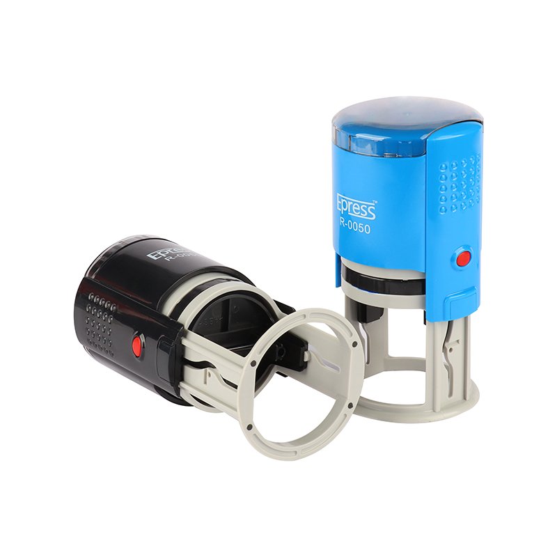 Customized Office Business Logo Self-inking Stamps Texts Plastic Self Inking Rubber Stamp
