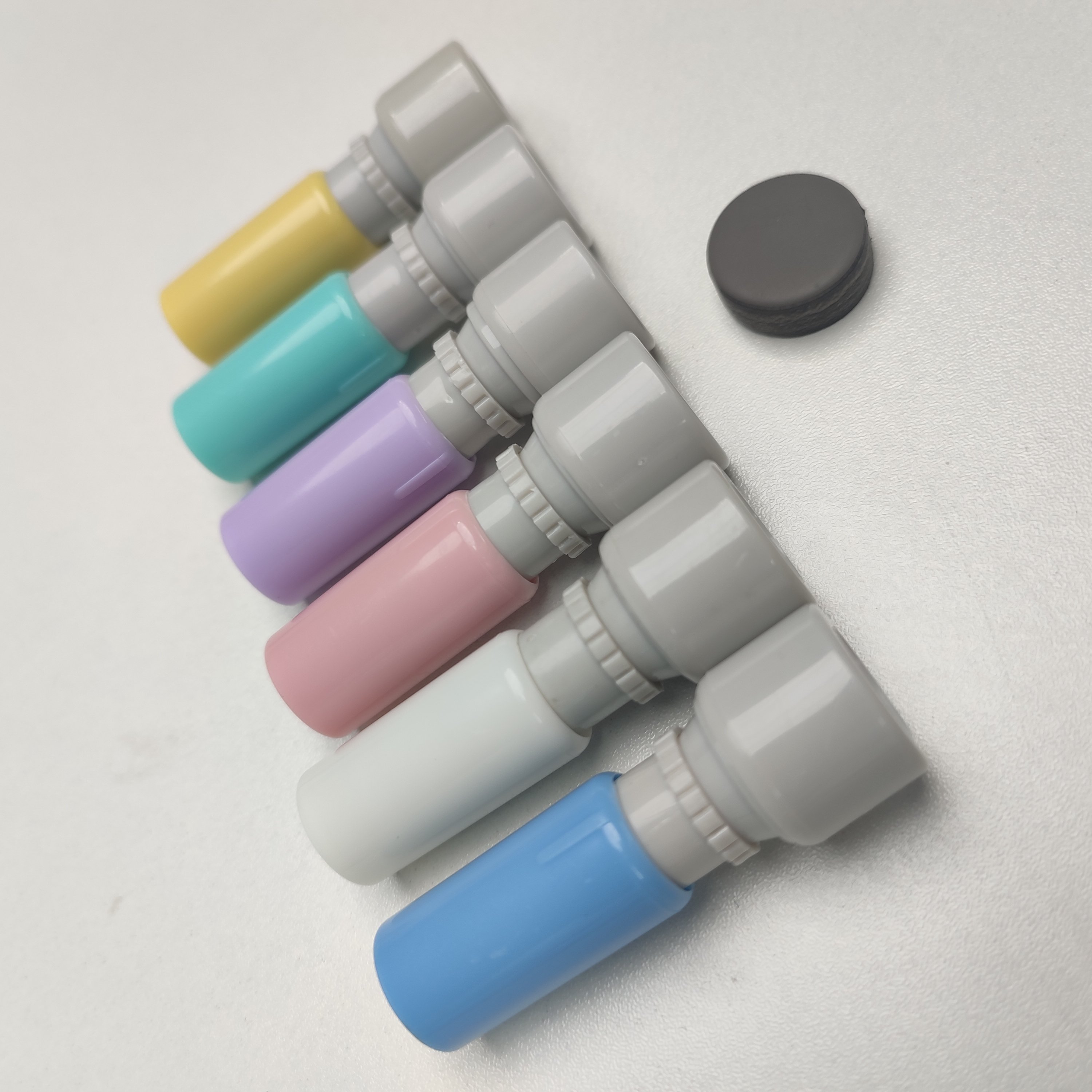 HA Stamp Holder Flash Foam Stamps Round Flash Stamps ha Pastel