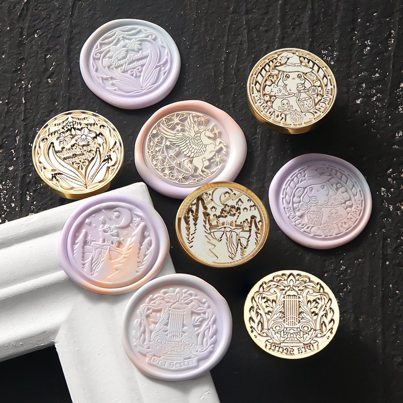 European style new stamps, copper head invitation letters, envelopes, embossed wax beads (manufacturer wholesale)