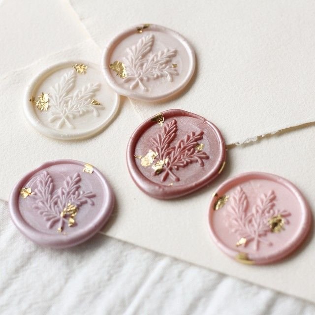Custom Brand LOGO Wax Stamp Self Adhesive Sealing Wax Stickers For Packing Decorate